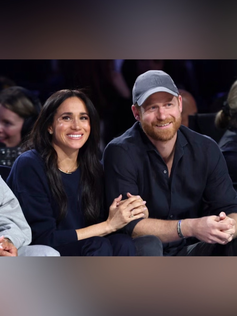 $430 Brochu Walker ‘The Everyday’ cashmere sweater Blue ASO Meghan Markle